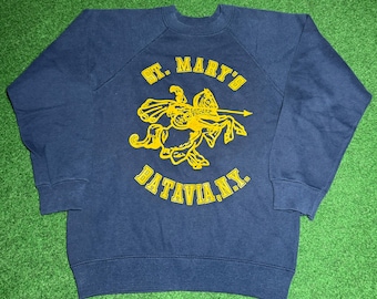 80s St. Mary’s School Church of Batavia NY crewneck sweatshirt rare vintage S
