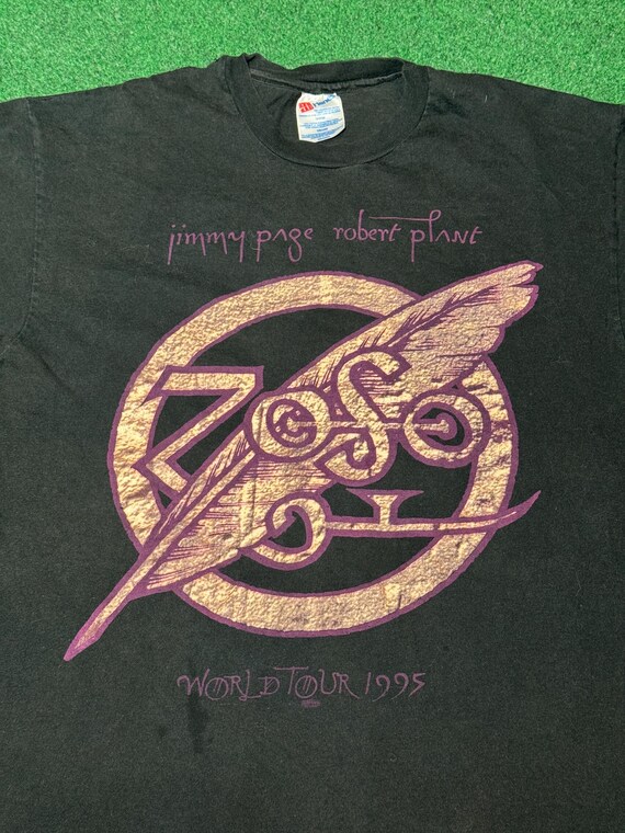 Vintage 90s Zoso Led Zeppelin T-shirt, Robert Plant Jimmy Page