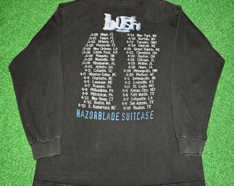 1996 90s Bush Razorblade Suitcase Long Sleeve T-shirt Rare Grunge 1996 90s Bush Razorblade Suitcase Long Sleeve T-shirt Rare Grunge