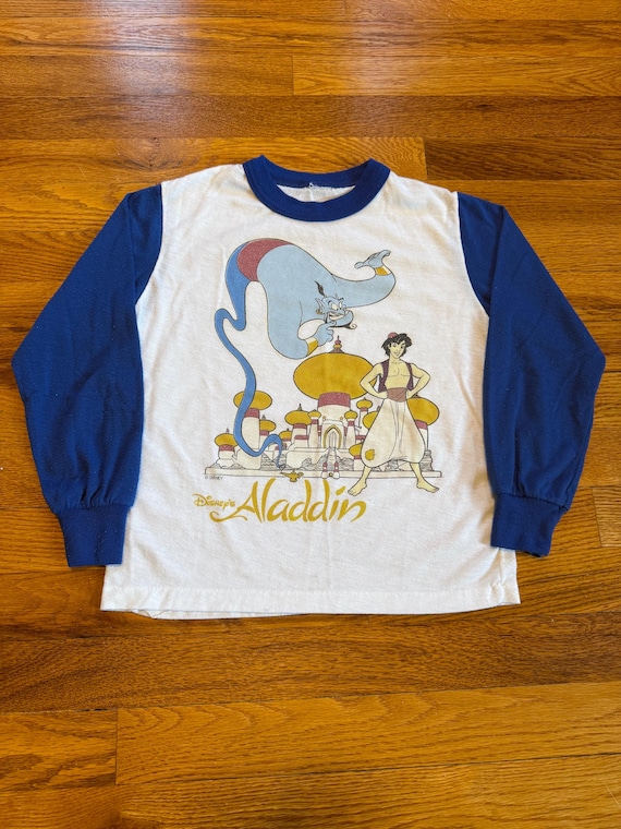 90s Aladdin Disney Long Sleeve T-shirt, Youth Small - Etsy
