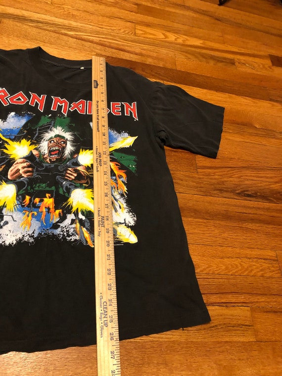 1990 Iron Maiden “shoot the Fucker” T-shirt, Vintage Tour Tee - Etsy