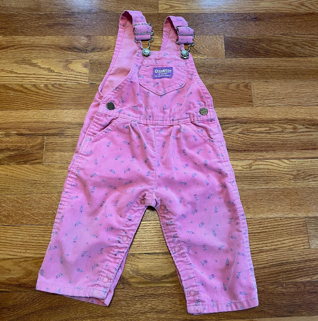 vintage oshkosh 花柄　コーデュロイ　3T usa vintage oshkosh 花柄 コーデュロイ 3T usa Vintage Oshkosh 3