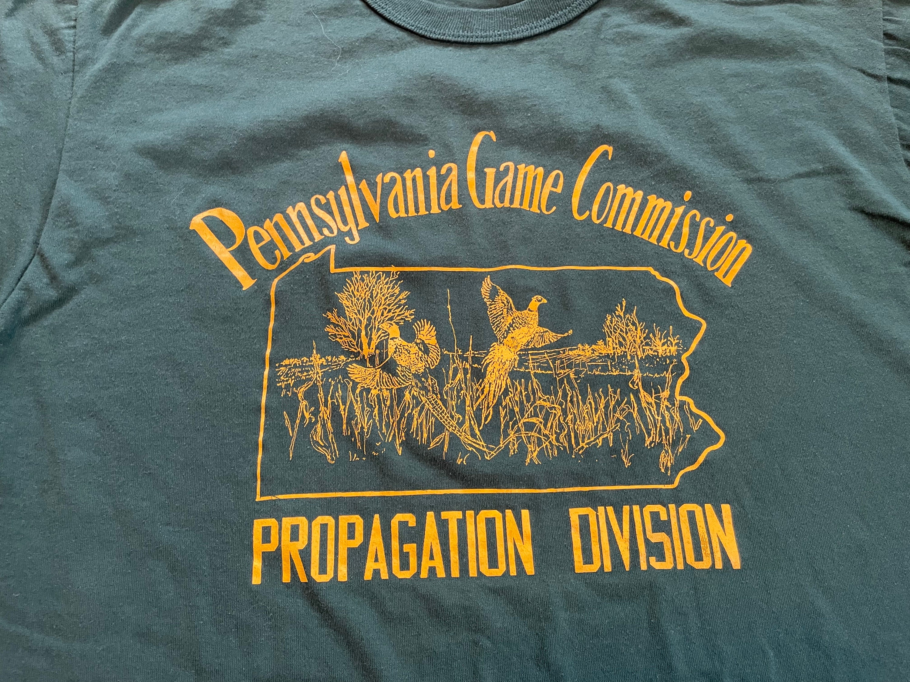 90s Hunting Green Pennsylvania Game Commission Vintage T-shirt