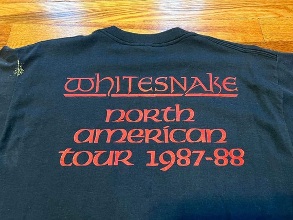 1987 Whitesnake “North American Tour” t-shirt WOR… - image 6