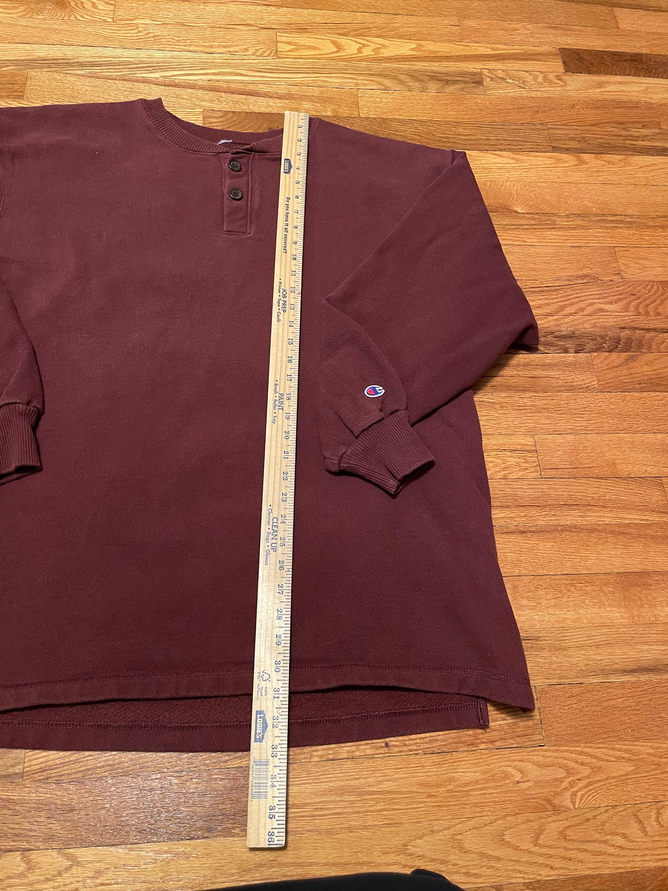 トップス 80s Champion henley neck cut and sewn. C1C2C273-4DF8-4049-B0AE-