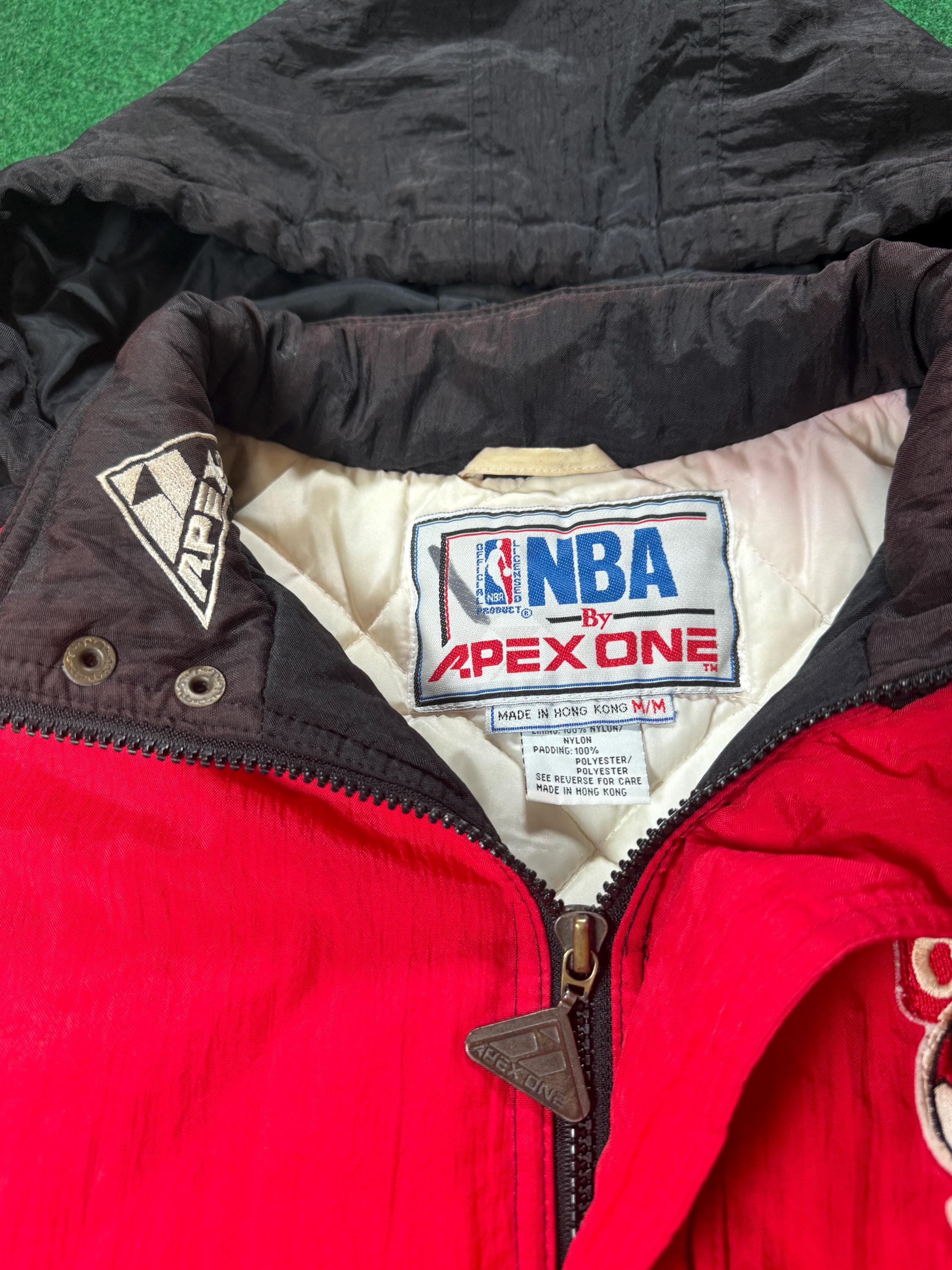 CRAZY 90s Chicago Bulls Vintage Starter Style Coat Winter CRAZY 90s Chicago Bulls Vintage Starter Style Coat Winter