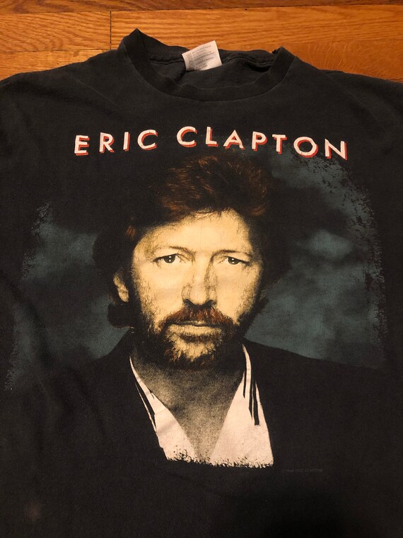 1988 Eric Clapton vintage t-shirt band tee single… - image 2