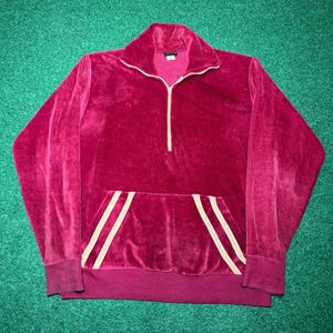 70s Velour Tracksuit - Etsy Norway