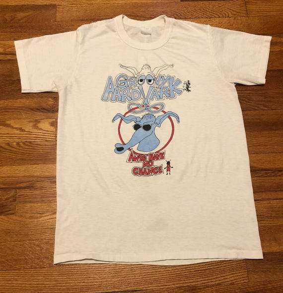 1994 Groovy Aardvark “ants Have No Chance” Vintage T-shirt - Etsy