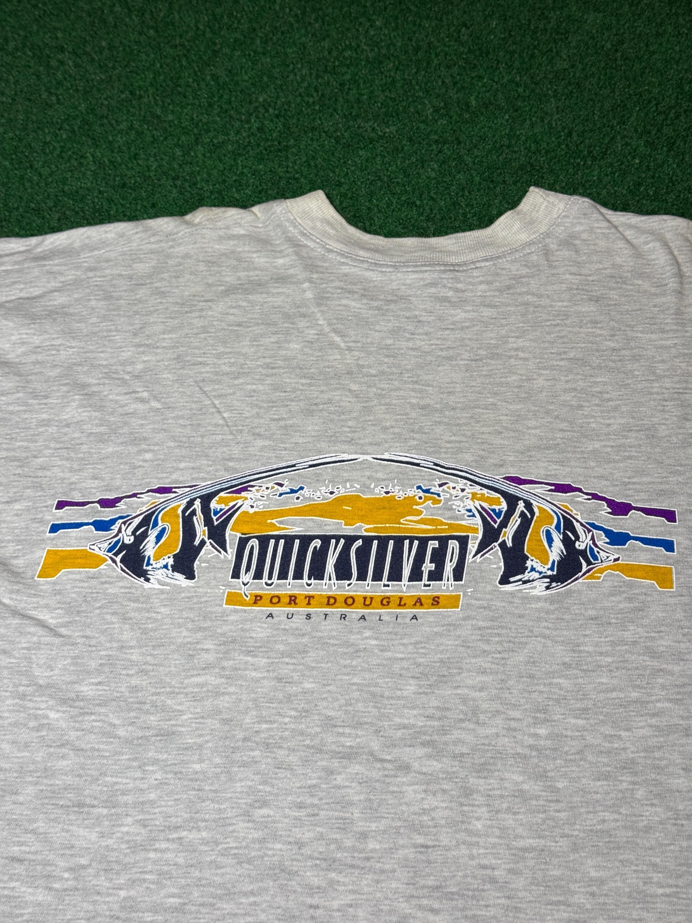 Vintage 90s Quicksilver T Shirt - Etsy