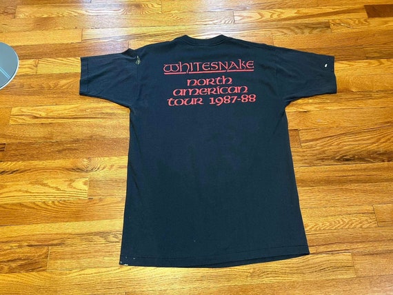 1987 Whitesnake “North American Tour” t-shirt WOR… - image 5