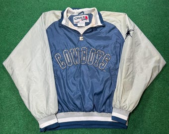 90年代 ダラス カウボーイズ チョーク ライン プルオーバー ウィンドブレーカー ジャケット NFL フットボール ミディアム