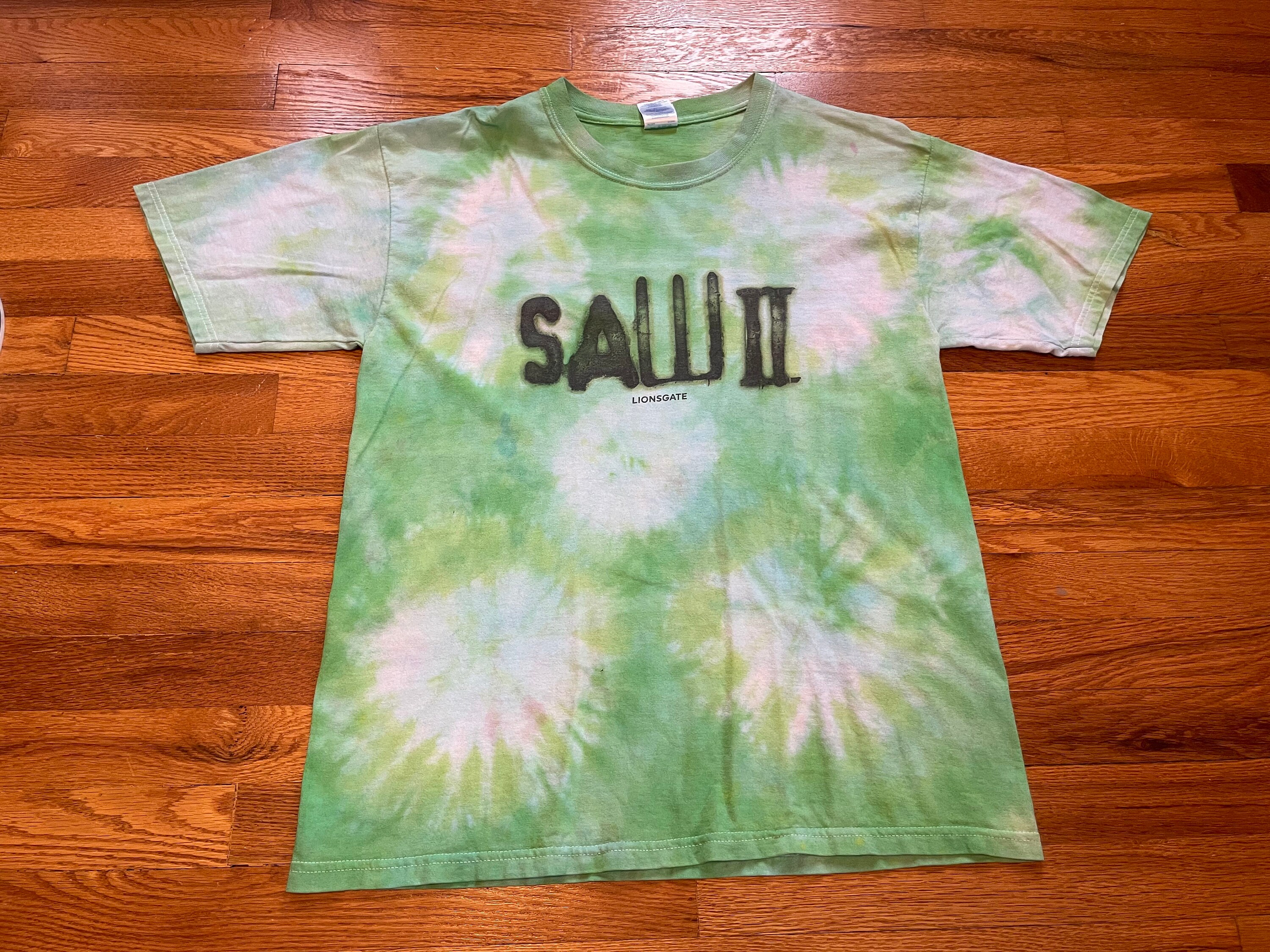 Crazy 00s Saw II Vintage Movie Promo T-shirt Rare Tie Dye - Etsy