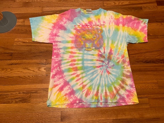 insane 90s The Black Crowes vintage tie dye t-shi… - image 1