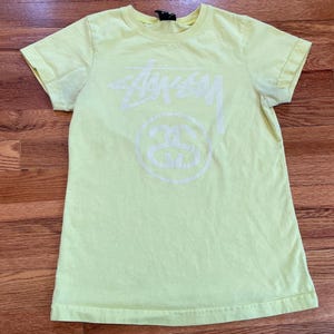 90s Stussy vintage t-shirt rare streetwear skate designer skateboarding kids harmony korine womens medium tony hawk pro skater hook ups gift