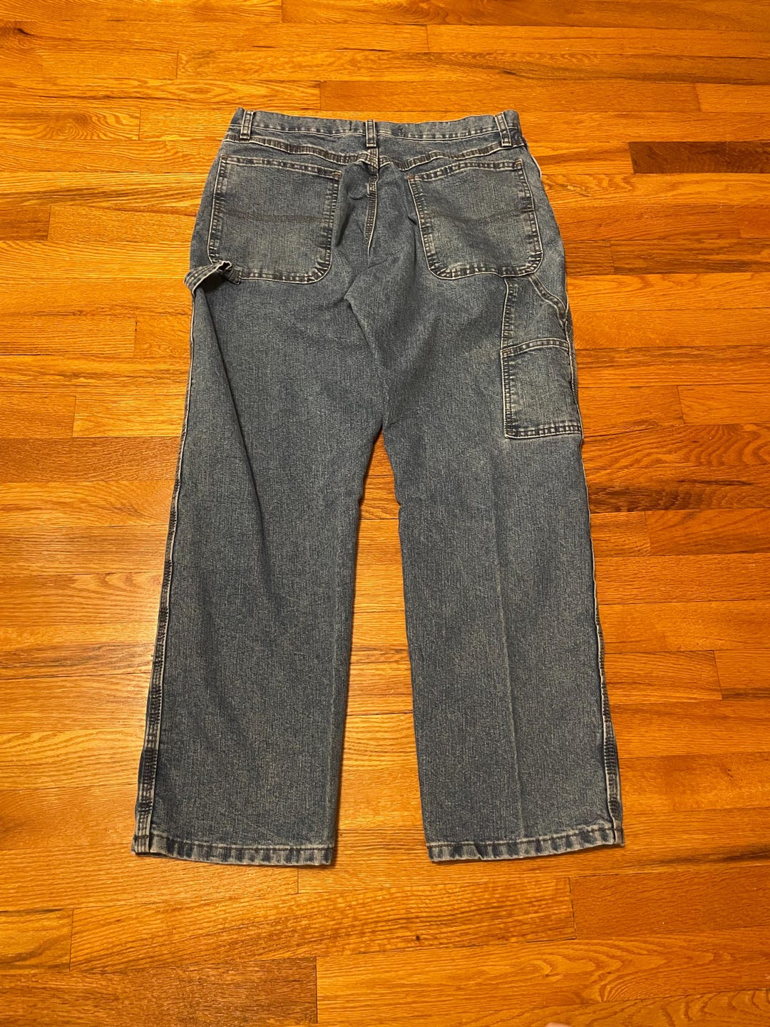 Y2K Baggy Carpenter Pants Jeans Denim Size 33x30 Wrangler Y2K Baggy Carpenter Pants Jeans Denim Size 33x30 Wrangler