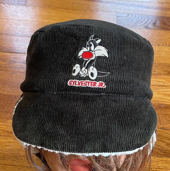 BLACK WINTER CAP IN CORDUROY, CHILD BLACK WINTER CAP IN CORDUROY, CHILD
