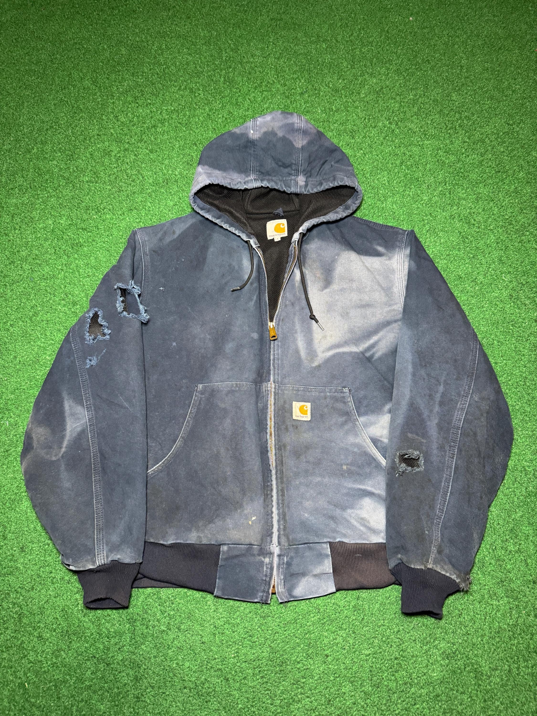 Carhartt Aztec Hooded Jacket - Etsy