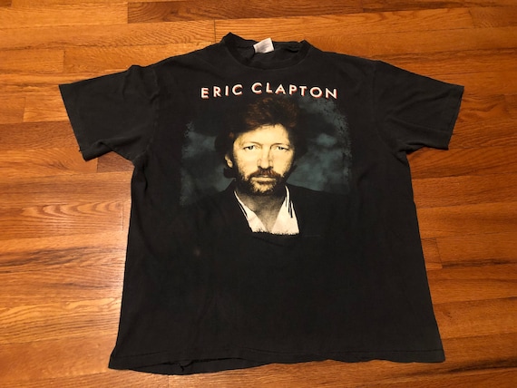 1988 Eric Clapton vintage t-shirt band tee single… - image 1