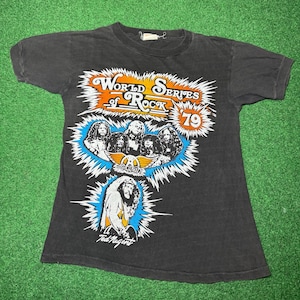 Ac/dc 1979 World Tour T Shirt - Etsy