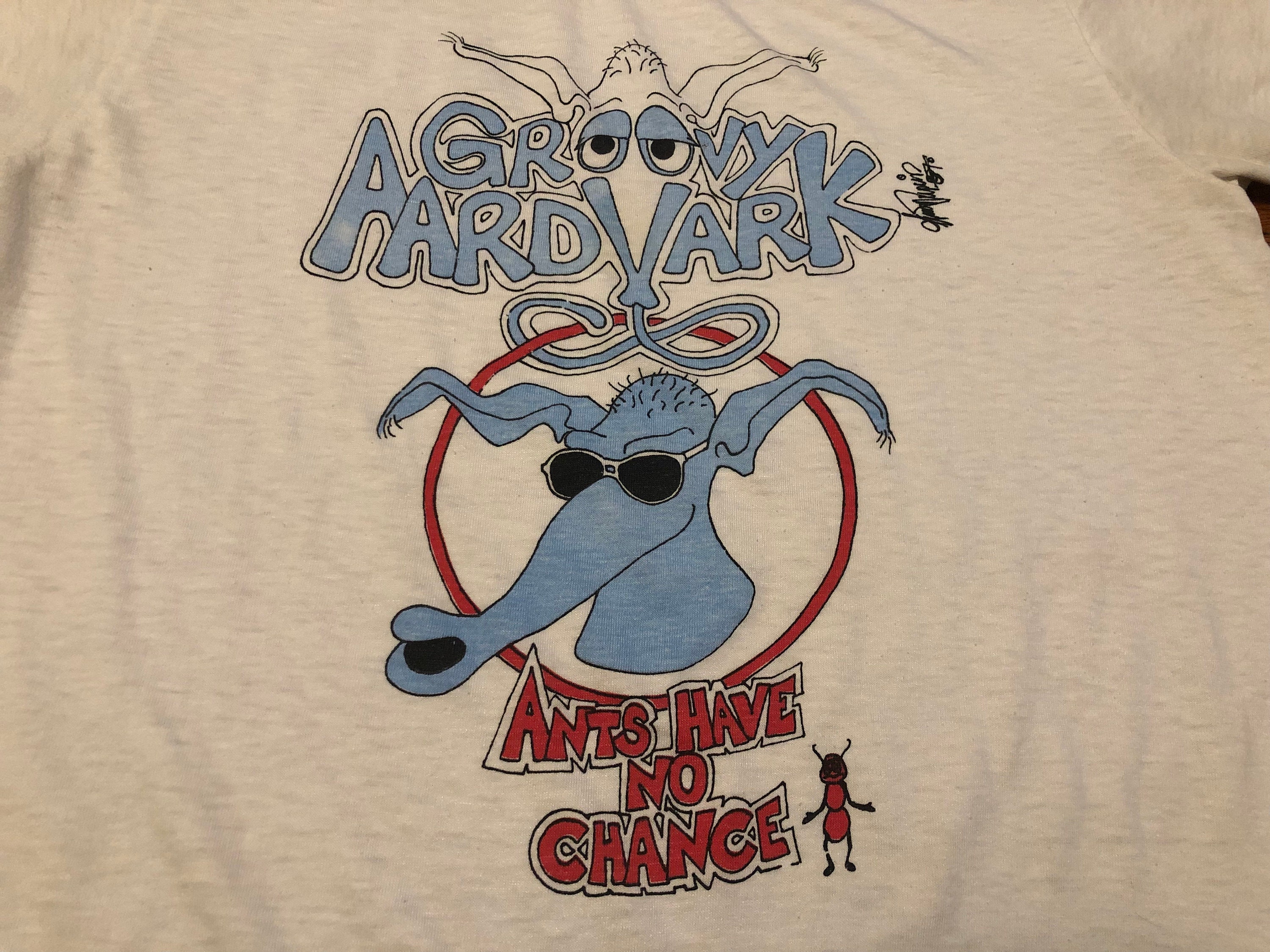 1994 Groovy Aardvark “ants Have No Chance” Vintage T-shirt - Etsy, image size:3000x2250