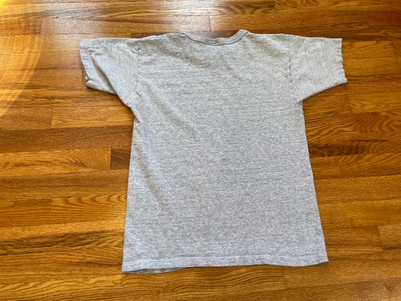 80s paint splattered grey Champion t-shirt rare c… - image 5