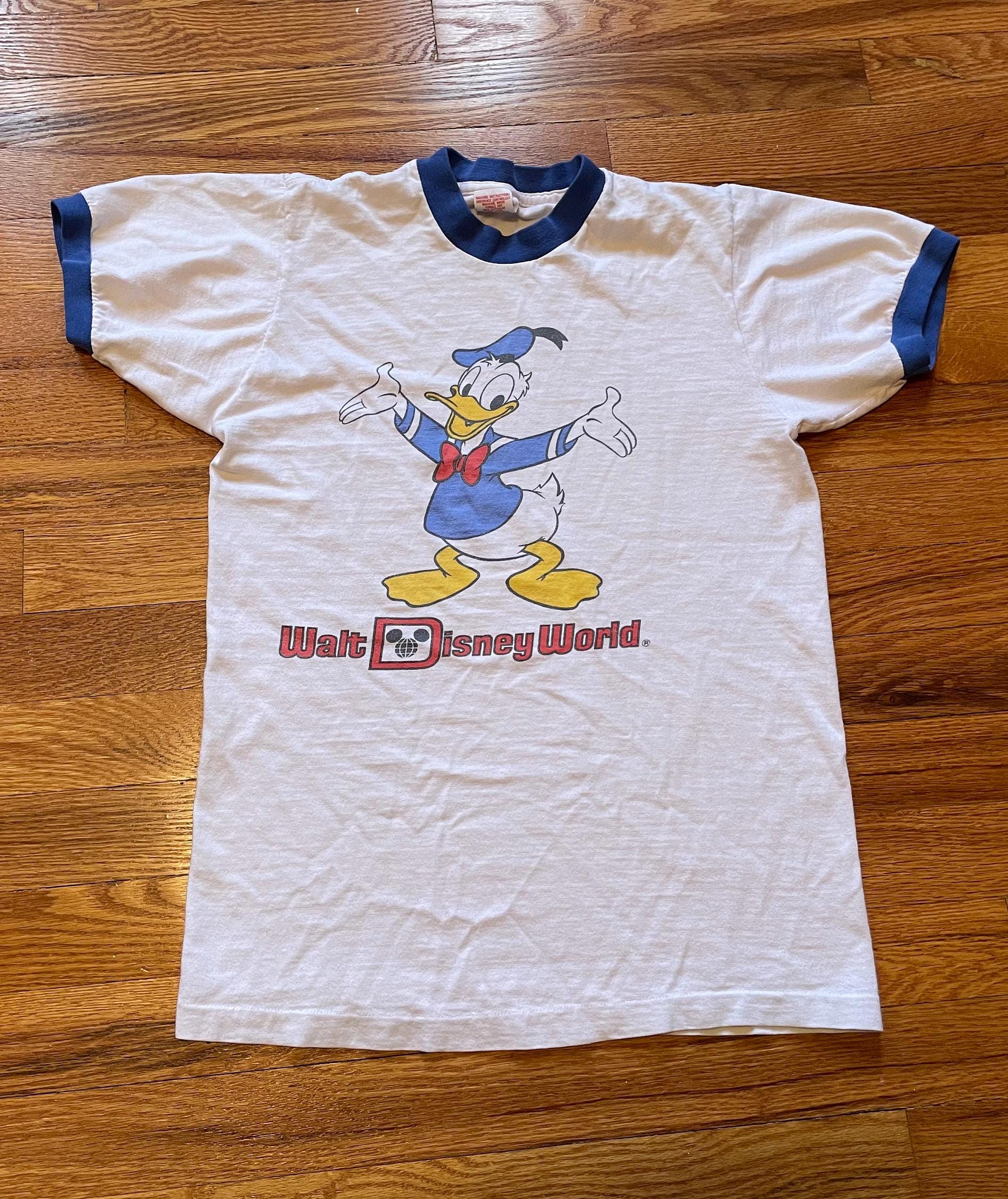 Classic Timeless 70s Walt Disney World Donald Duck Ringer T
