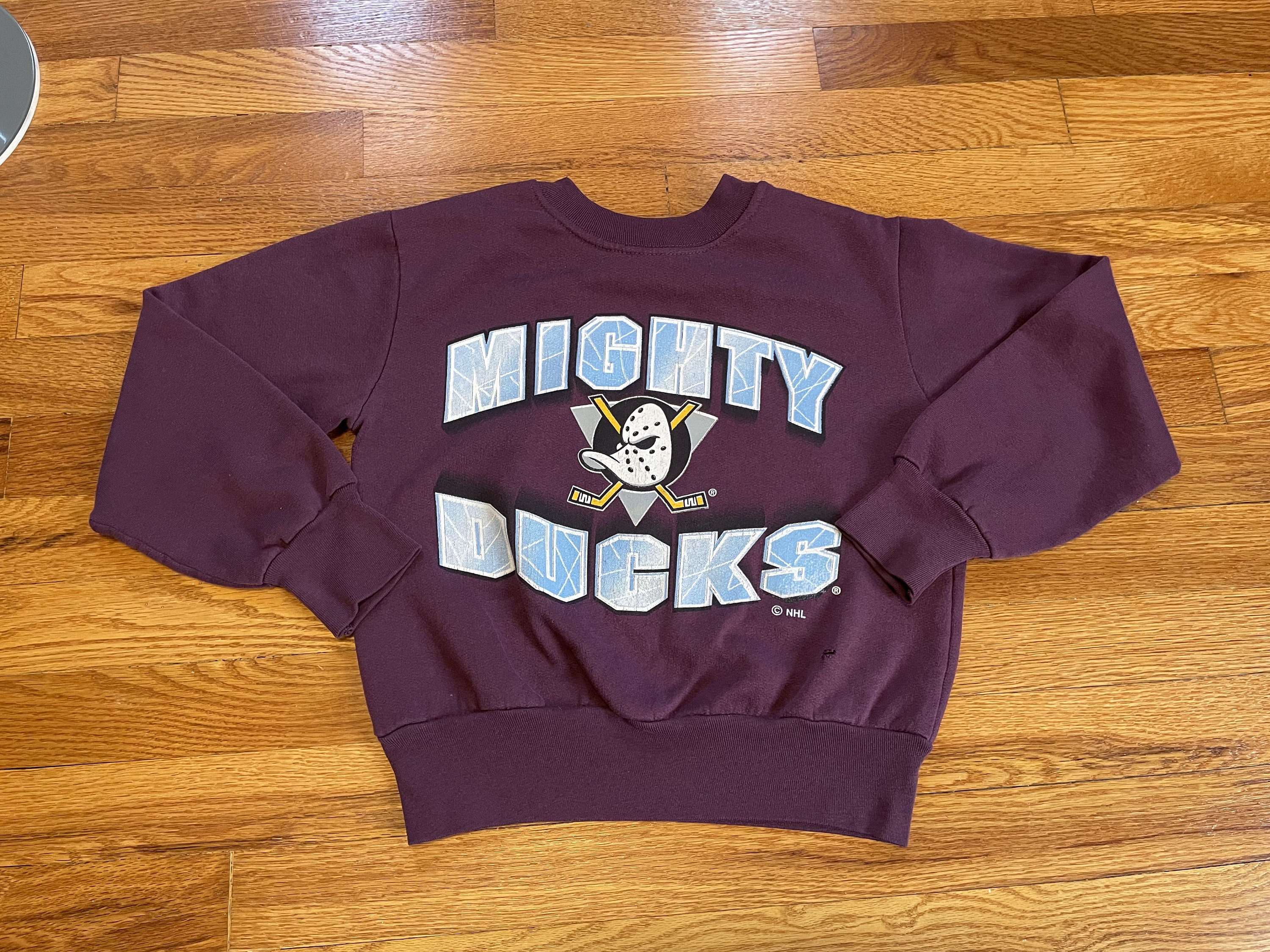 1993-94 Mighty Ducks of Anaheim Nutmeg Mills Jersey