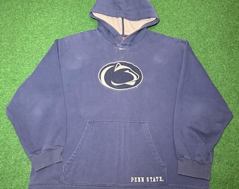 Vintage 90s Nike Penn State Nittany Lions Hoodie, College Sweatshirt (XXL)