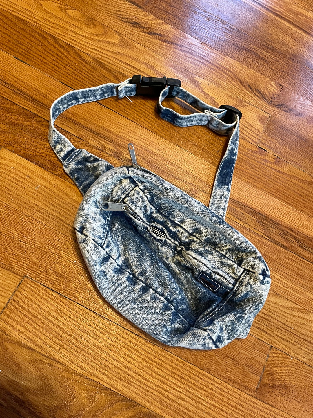 80s Punk Rock Acid Wash Fanny Pack Rare Vintage Belt Bag Etsy