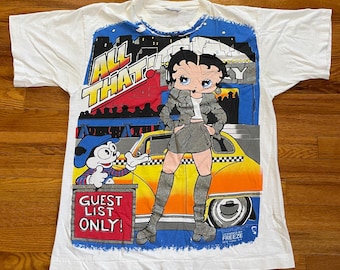Vintage Betty Boop T-shirt met volledige print uit 1994 (groot)
