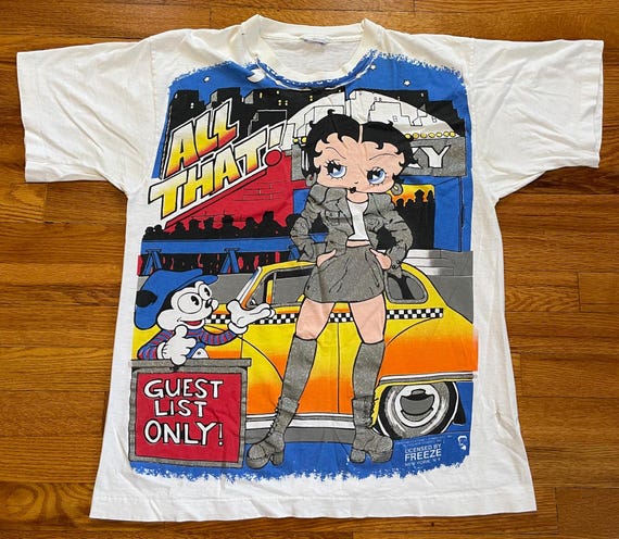 Vintage 1994 Betty Boop All Over Print T-shirt (large) - Etsy