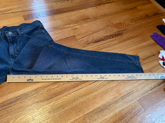 90s Faded black Levi’s jeans pants 510 skinny str… - image 6