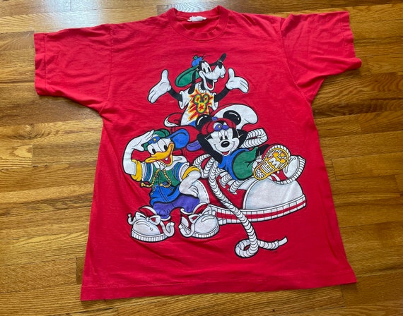 Insane 90s Disney Hip Hop T-shirt Group Rap Tee XL Mickey Insane 90s Disney Hip Hop T-shirt Group Rap Tee XL Mickey