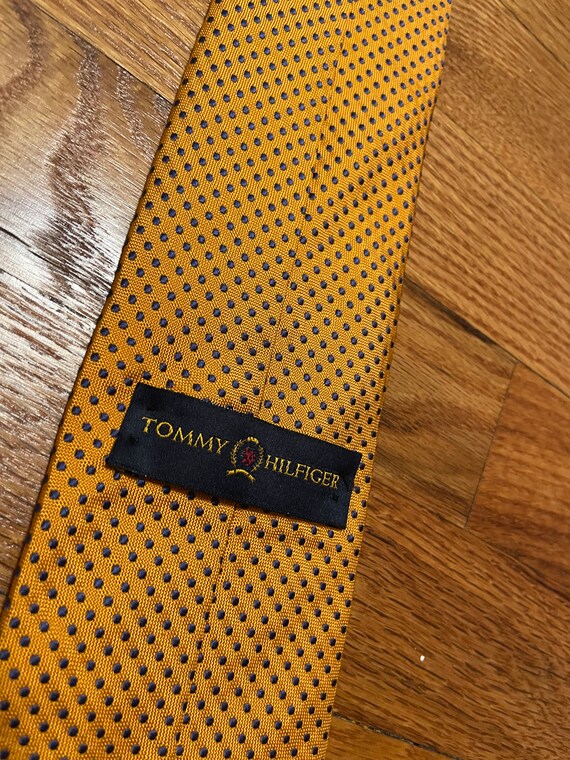 90s Tommy Hilfiger designer tie necktie rare suit… - image 4