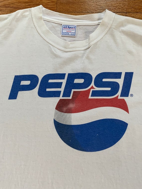 90s Pepsi vintage t-shirt original huge print classic… - Gem