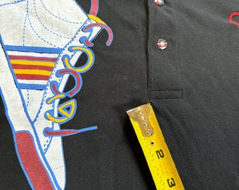 COOGI Embroidered Logo Big Size Polo Shirt HIPHOP B-Boy Y2K