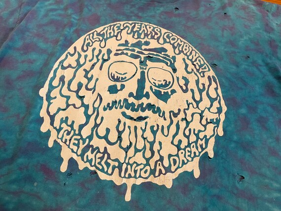 80s/90s The Grateful Dead Jerry Garcia tie dye t-… - image 2