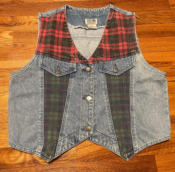 Denim jacket flannel shirt best sale