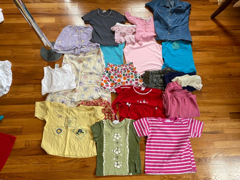 90s/y2k Kids Clothing Lot 20 Items Denim Cute Random Cheap - Etsy
