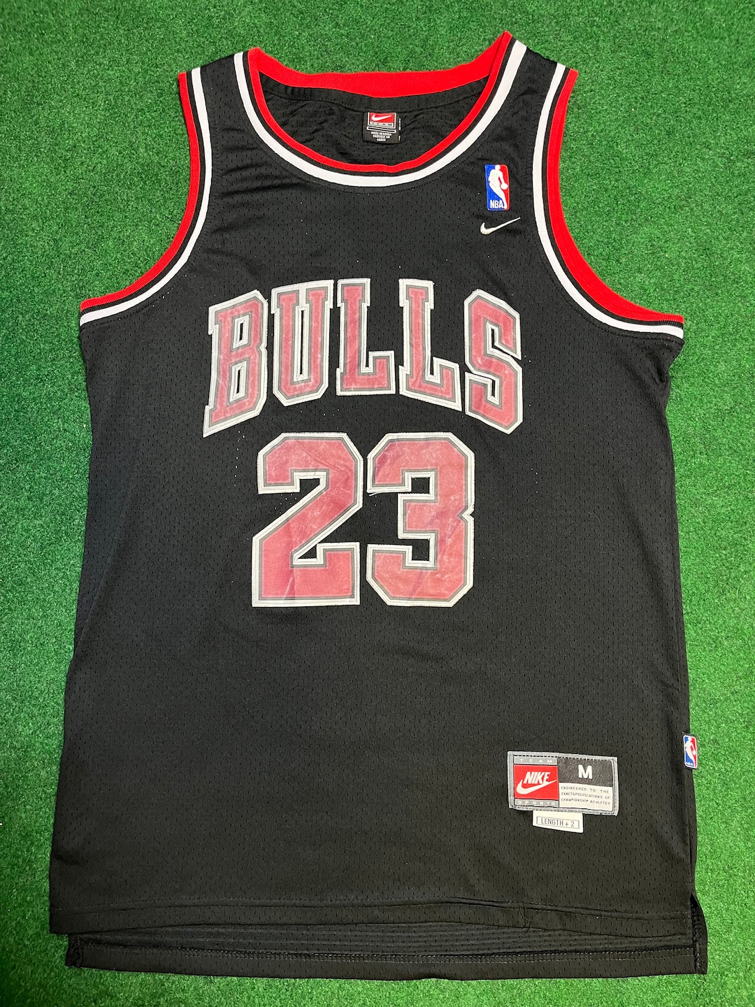 90s Michael Jordan Jersey Chicago Bulls Nike Team Black Etsy