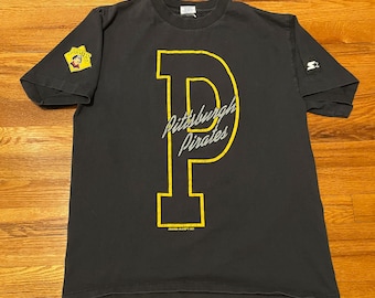 80s Vintage Pittsburgh Pirates Mlb Baseball Garan Jersey T-shirt 