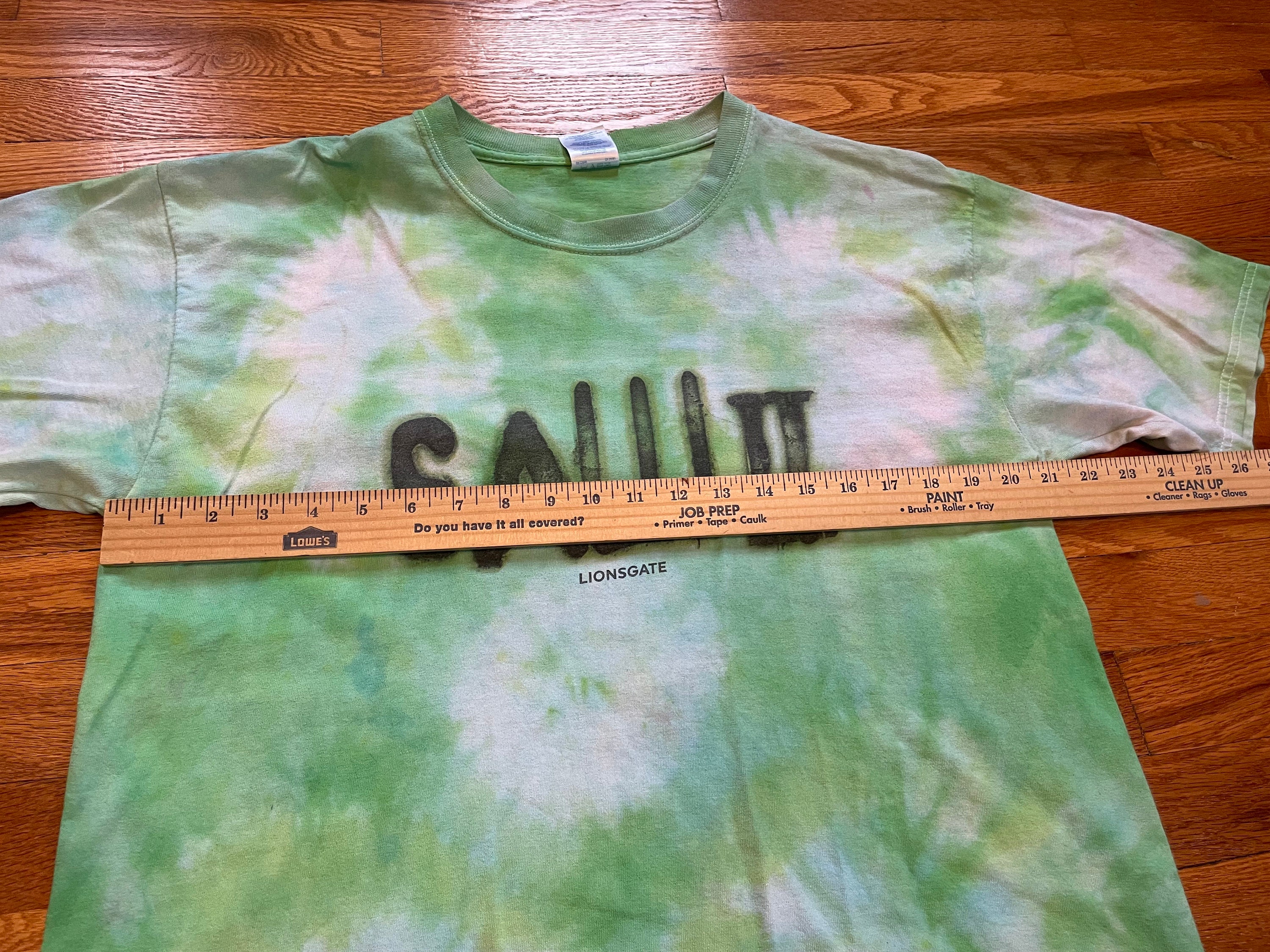 Crazy 00s Saw II Vintage Movie Promo T-shirt Rare Tie Dye - Etsy