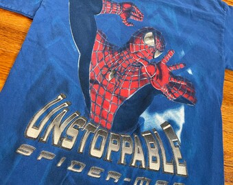 90S【USA製】映画 SPIDER-MAN DESIGN T-SHIRT