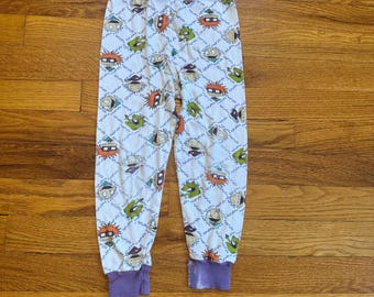 Vintage 90s Nickelodeon Rugrats Pants, Size Kids Youth 4 Toddler TV Show Cute