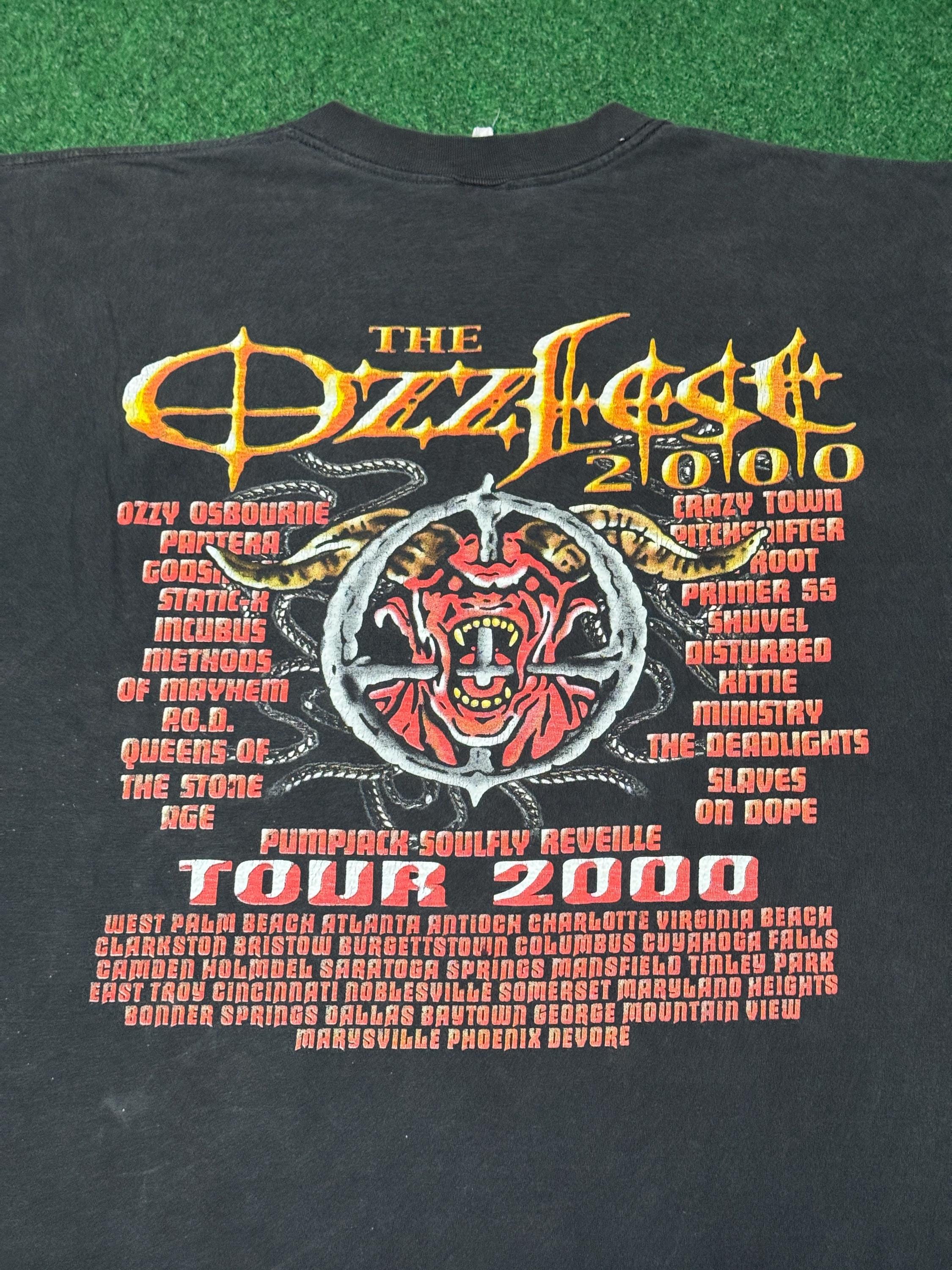 ミュージシャン Vintage 2000 Ozzfest Ozzy Osbourne Vintage 2000 Ozzfest Ozzy Osbourne T-shirt, XL - Etsy