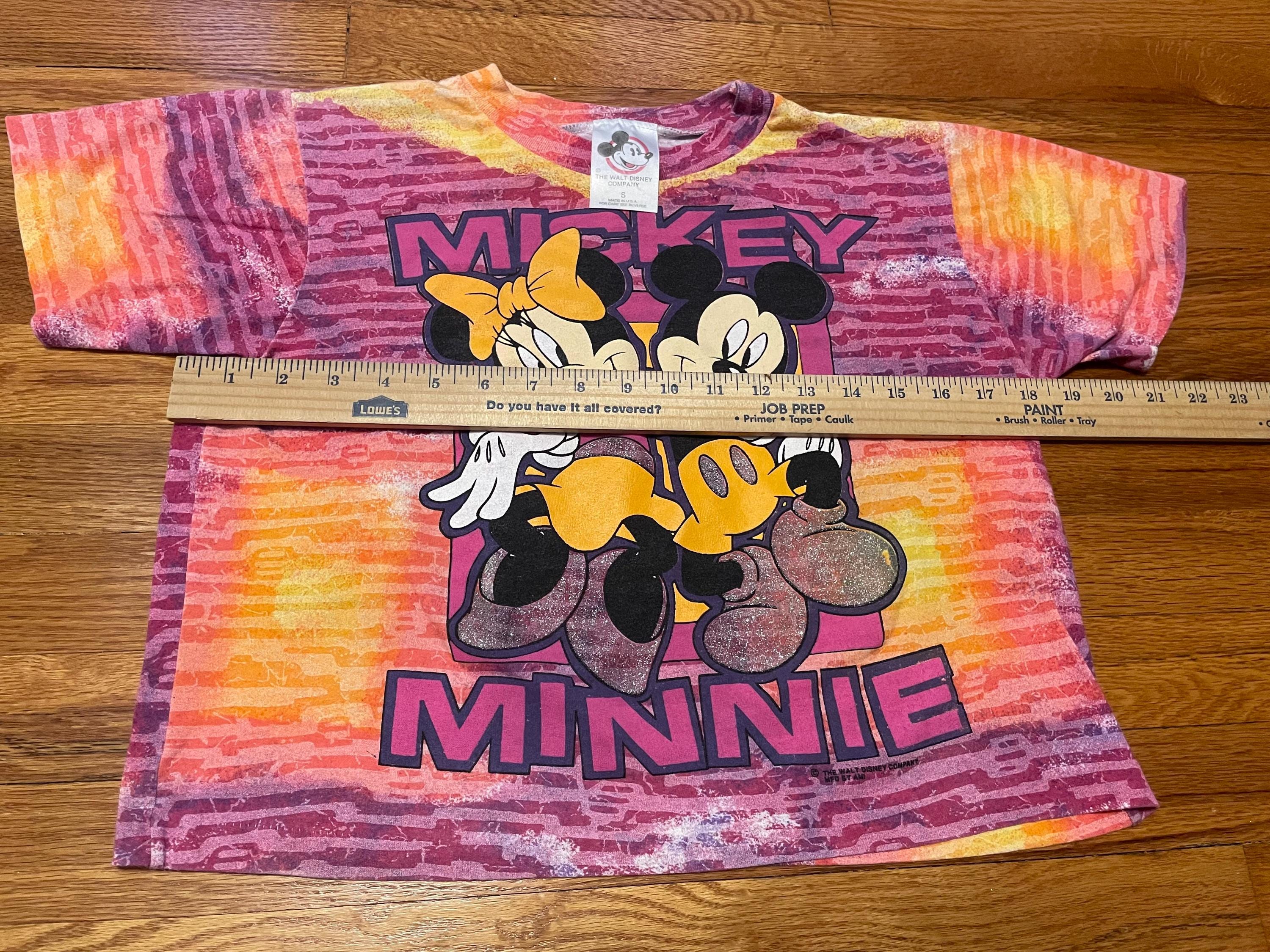 Vintage 80s/90s Mickey and Minnie Mouse Tie Dye T-shirt (small) - Etsy