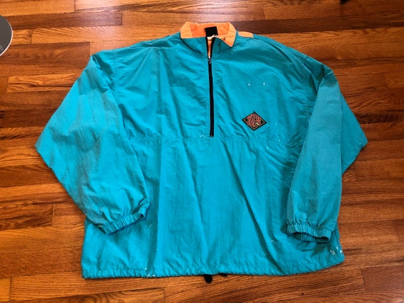 Neon retro windbreaker store