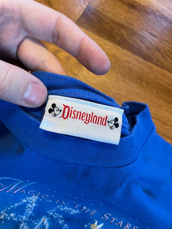 90s Disneyland vintage t-shirt rare 2001 XL blue … - image 3