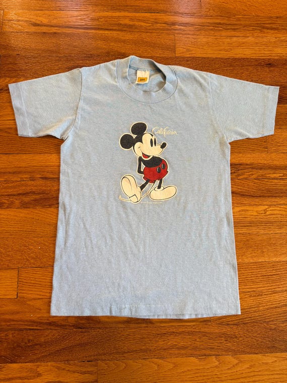 Vintage 70s 80s Mickey Mouse Disney California T-shirt, Classic
